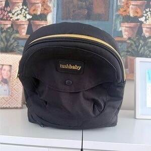 Tushbaby Black Kids Backpack
